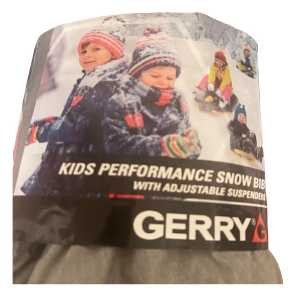 Gerry Kids' Snow Pant with Bib, Gray Outwear for girls Size: 3T NWT. - Picture 5 of 6